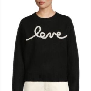 Endless Rose Pearl Love Sweater Medium NWT